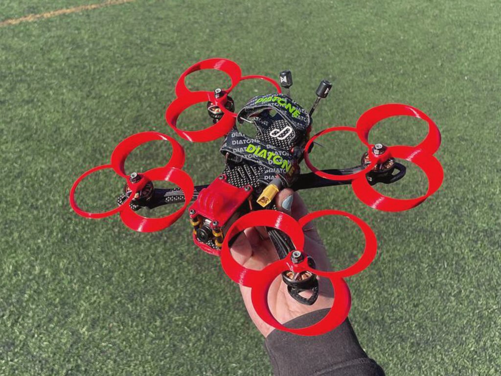 dron con hélices toroides